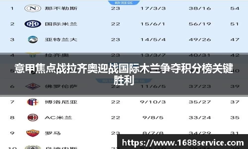 意甲焦点战拉齐奥迎战国际木兰争夺积分榜关键胜利